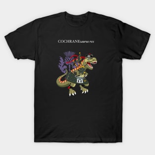 Clanosaurus Rex COCHRANEsauras Family Cochrane Scotland Scottish Tartan T-Shirt